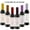 Version 3, variant on Aliver 6 Colors Wine Tint Lip Stain, Uniquely Designed Wine Bottle Lipstick, Waterproof Moisturizing Non-Stick Lip Gloss Set for Women, Version 1