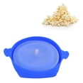 thumbnail image 1 of Microwave Popcorn Popper Silicone Collapsible Bowl Heat  Lid Handle Fast Making Space Saving Dishwasher Safe Transparent Cover, 1 of 8