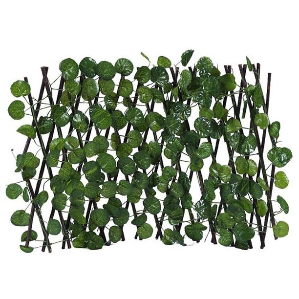 TQWQT Fence Privacy Screen, Artificial Leaf Faux Ivy Expandable/Stretchable Privacy Fence Screen