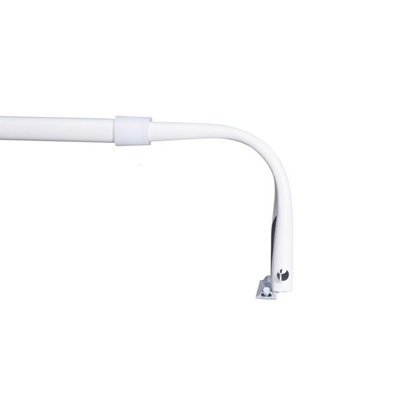 Lunar Fast Fit Easy Install Basic Adjustable Curtain Rod, Available in Multiple Colors