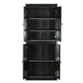 thumbnail image 4 of Concepts in Wood Storage Cabinet, 72 inch with 5 Shelves - Espresso Finish, 4 of 7
