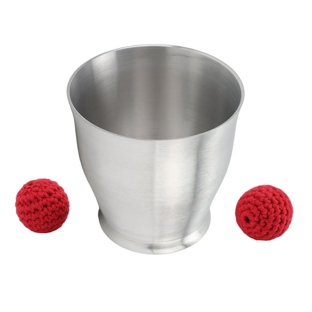 Copa De Aluminio Para Picar, Resistente Para Evitar Que Se Rompa La Diversión Sin Fin, Copa Para Trucos De Magnetismo, Aprendizaje Fácil Para Principiantes Para Puesta En Escena ANGGREK GH2013