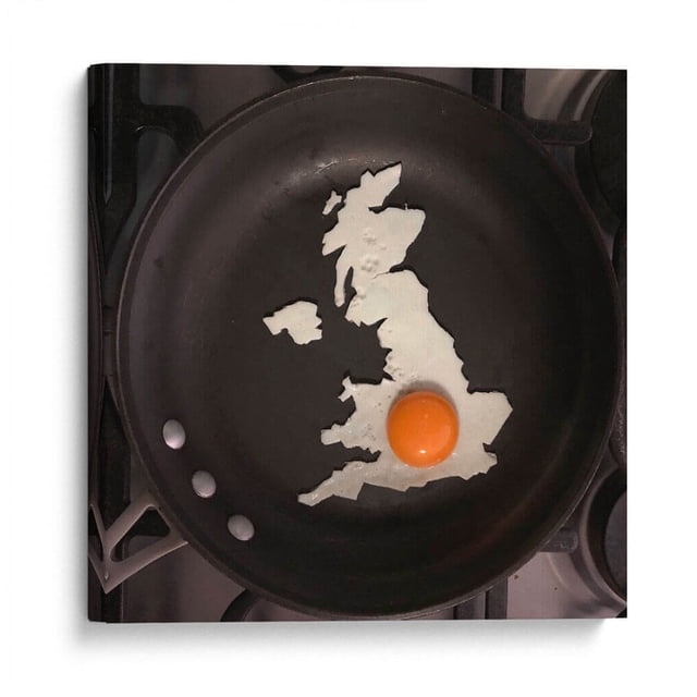 Cuadro decorativo - Breggsit, Eggshibit 25x25 Canvas Lab Alimentos, Humor, Cocina (comida y bebidas),