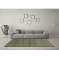 thumbnail image 3 of Ahgly Company Indoor Round Abstract Turquoise Blue Modern Area Rugs, 8' Round, 3 of 4