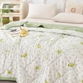 thumbnail image 3 of Ohufall Cooling Comforter Cotton Comforter Summer Bedding Thin Lightweight Washable Quilt Core Soft Breathable For Student Use, 3 of 6