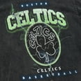 thumbnail image 4 of Unisex Mitchell & Ness Black Boston Celtics Hardwood Classics Vintage Voltage Premium Heavyweight T-Shirt, 4 of 5
