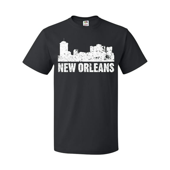 Inktastic New Orleans Skyline Grunge T-Shirt