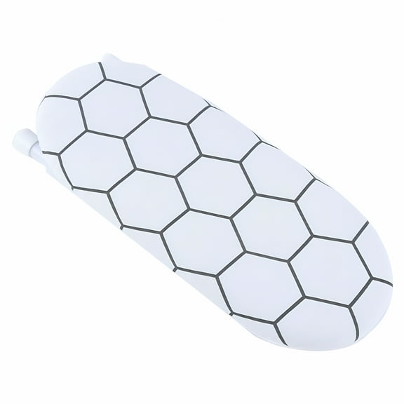 ACDANC Tabletop Foldable Ironing Board Tabletop Small Board for Laundry Room Travel White Ball Pattern