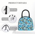 thumbnail image 4 of Balery Animal Pirate Bolsa de Almuerzo para Mujeres, Caja de Almuerzo, Bolsa de Almuerzo Pequeña Impermeable, Tote de Almuerzo Reutilizable con Gran Capacidad, 4 of 6