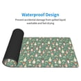 thumbnail image 5 of Disketp Gaming Mouse Pad Mushrooms Gnome Pattern Large Mouse Mat Long Extended Desk Pad Non-Slip Rubber Mice Pads Stitched Edges Thin Pad (11.8x31.5 Inch), 5 of 8