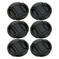 thumbnail image 1 of QUMIIRITY 6Pcs Black Camera Lens Covers Durable Hard Plastic Lens Protectors for Photography, 1 of 8