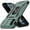Green, variant on for iPhone XR Case with Slide Camera Cover+Screen Protector (1 Pack),Rotated Ring Kickstand Military Grade Shockproof Protective Cover 6.1 Inch-Black