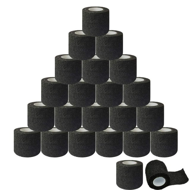 EcoNesxp Accessoires de Poignée pour machine à Tatouage, Bande Élastique, Bande Adhésive Jetable 5 yards