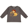 thumbnail image 3 of Inktastic Cute Leo the Lion Zodiac Sign Boys or Girls Long Sleeve Toddler T-Shirt, 3 of 5