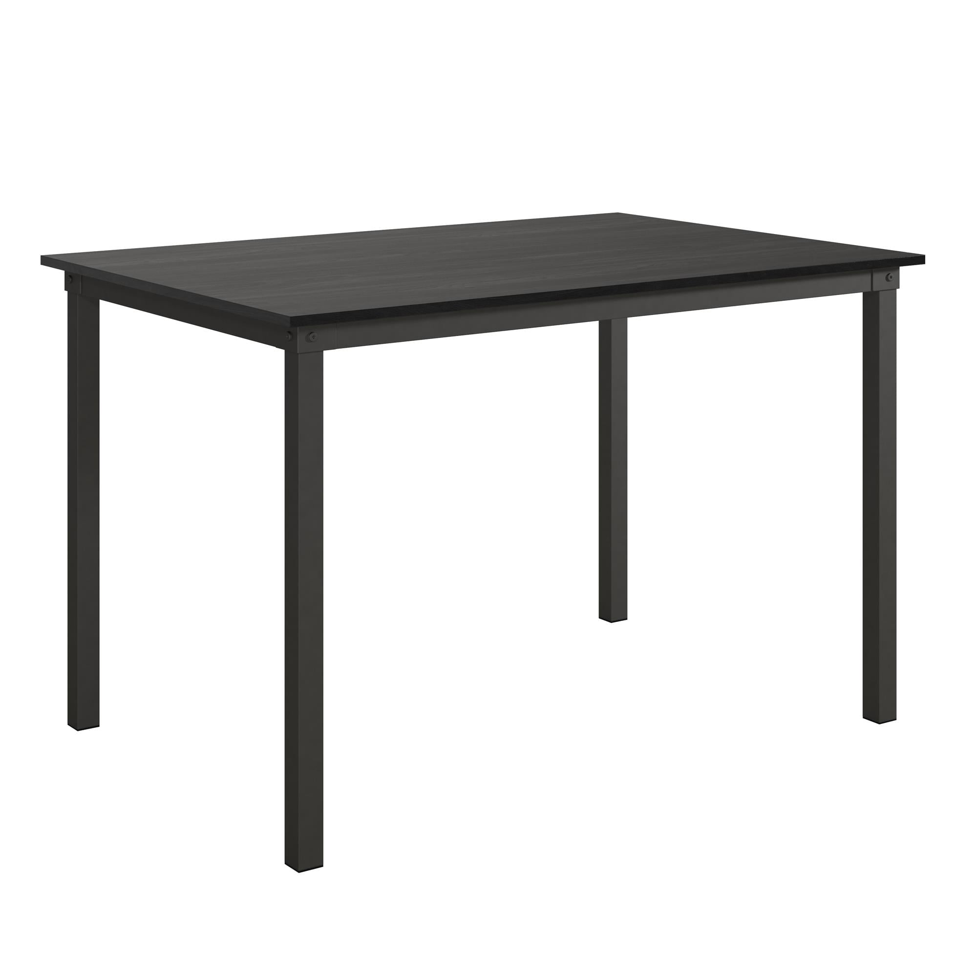Mainstays 5-Piece Dining Table and Chair Set for 4, Black