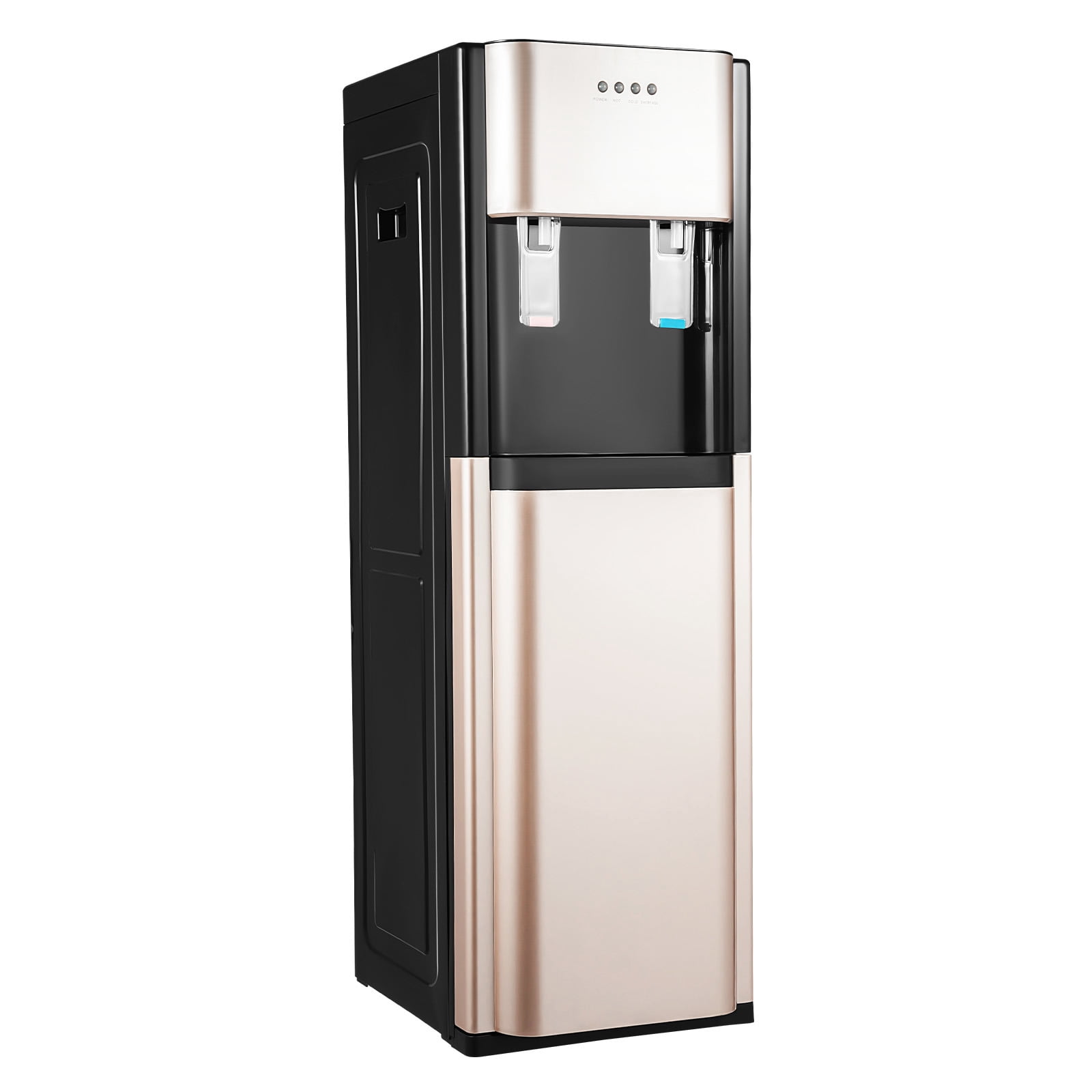 Bottom Loading Water Cooler Dispenser, Water Dispenser with Heating and Cooling Functions, for Home, Office (Gold)