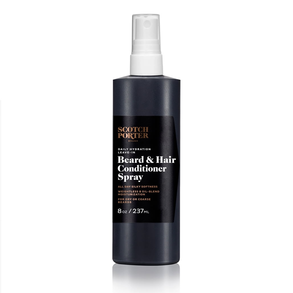 Scotch Porter Daily Hydration Leave In Beard & Hair Conditioner Spray, 8 oz