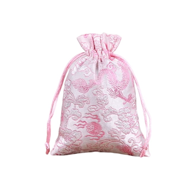 Minnieouse Bolsita bordada con cordón, bolsa de almacenamiento para embalaje de joyería, hogar, dormitorio, sala de estar, ventana colgante, colgante Ropa, zapatos y accesorios Miscelánea Rosa Minnieouse AP017962-04