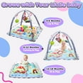 thumbnail image 5 of JoyStone 4 IN 1 Baby Activity Play Mat with 20 Balls, 5 Detachable Sound Toys, Baby Sensory Mat for for Toddler Infant 0-12 Months, Newborn Gift for Boys and Girls, 5 of 9