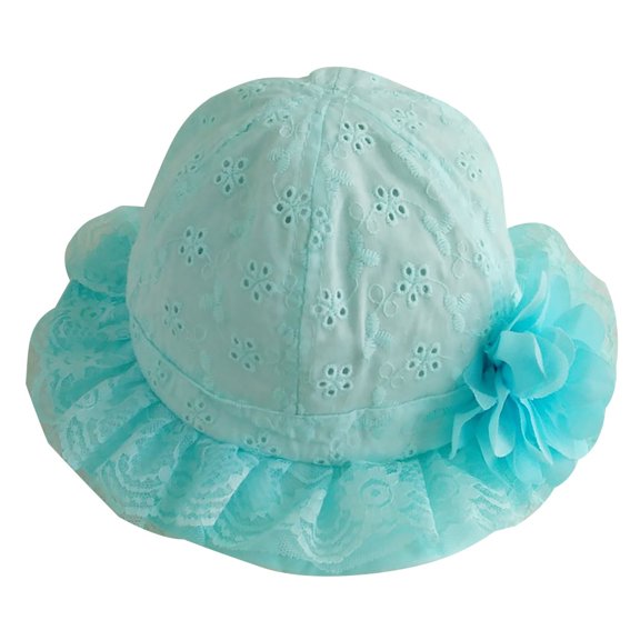 Relanfenk Baby Hats Lovely Kids Girls Toddler Flower Cloth Cap Sunshade Hollow Sun Hat