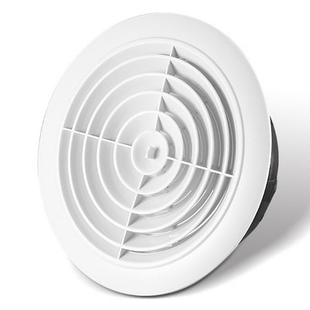 

Decorative Air Vent Cover Round Ventilation Grill Outlet with Built-in Screen Mesh Adjustable Outlet for Wall Ceiling New