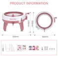 thumbnail image 6 of SENTRO 22 Needles Knitting Machine, Smart Knitting Machine Kit, DIY Knitting Board Rotating Machines for Adults and Beginner, Christmas Gifts for Family and Friends (22 Needles), 6 of 7