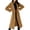 Khaki, variant on Coat for Womens Fashion Women's Plus Size Long Sleeve Shacket Jacket Button Down Trench Coat Long Sleeve Shirts With Pockets (Khaki,M)