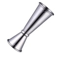thumbnail image 4 of Ounissouiy Coctelera doble de acero inoxidable, vaso medidor Jigger, copas de vino, herramienta de medición, barra de medición, suministros para Cocina y Comedor Plata, 4 of 6