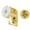 Gold, variant on 140Pcs 50mm Sparkling Round Thermal Sticker Oil and Water Resistant Thermal Labels For Classification Barcode Shipping
