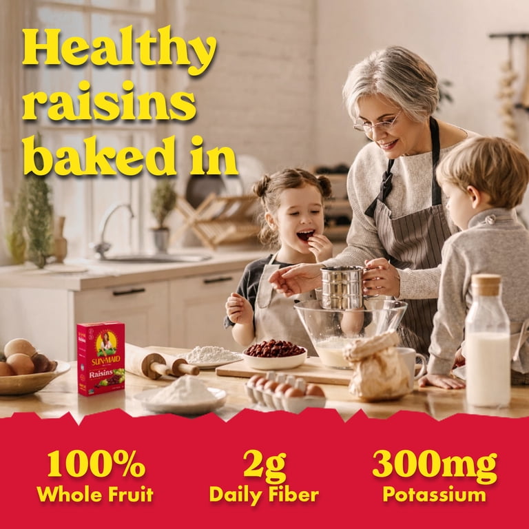 Sun-Maid California Sun-Dried Raisins 12oz Bag in a Box - Walmart.com
