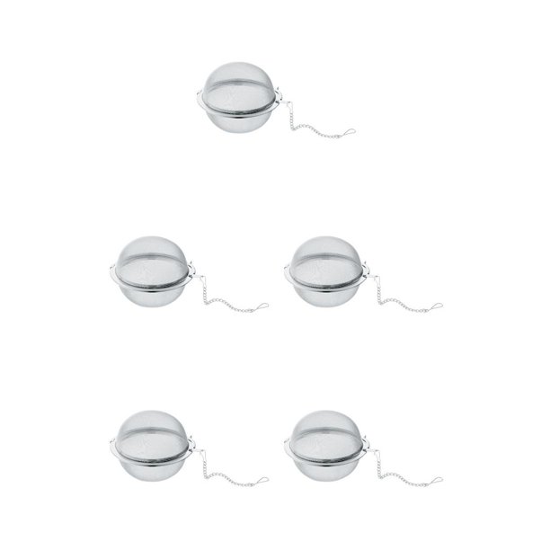 Injueey Colador Infusor de té de acero inoxidable de malla fina, condimento de hierbas, especias, filtro de bola pequeña, café doméstico, casa de Type2 NO2 Injueey CBP012273