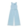 thumbnail image 4 of Kensie Girl Sleeveless Pleated Lurex Mesh Jumpsuit, Sizes 4-16, 4 of 6
