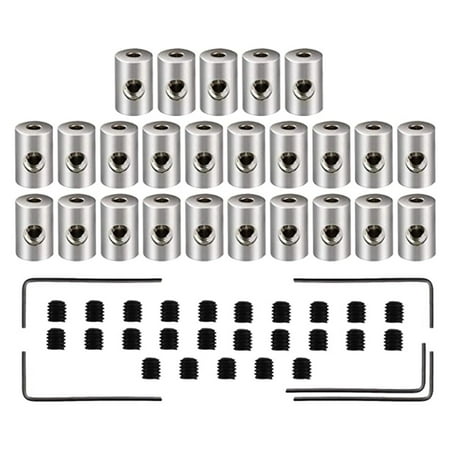 

OOKWE 50Pcs Needle Backs 50Pcs Screws and 1 Locking Tool Wrench Locking Buckle Locking Pin Back Protector Metal Accessories