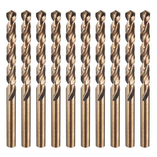 10pcs M35 Cobalt Drill Bit Set 6.5mm Cobalt High-Speed Steel