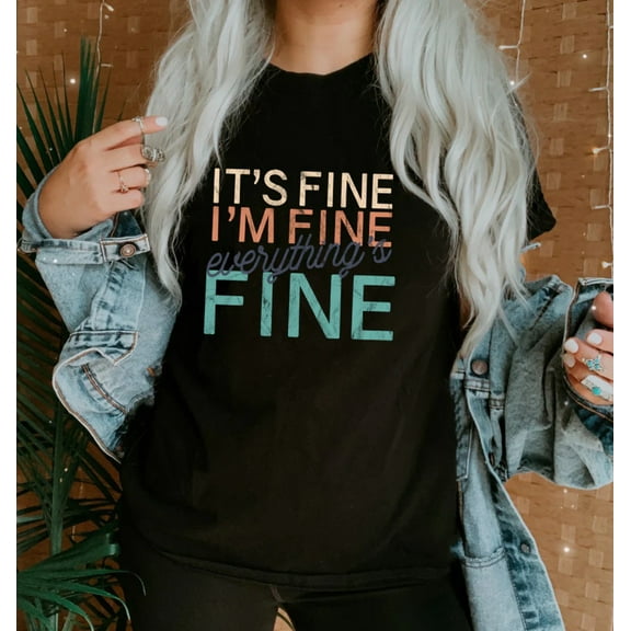 ITS FINE Short sleeve Tees Plus Size