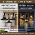 thumbnail image 4 of Brainybites Lighted Witch Hat Hanging Chime Halloween Decor Outdoor Porch LED, 4 of 10