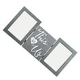 thumbnail image 2 of CIMAXIC photo frame Picture Frame Three-sided Photo Frame Table Picture Frame Ornament Wedding Gift,16.14"X7.28"X0.39", 2 of 4