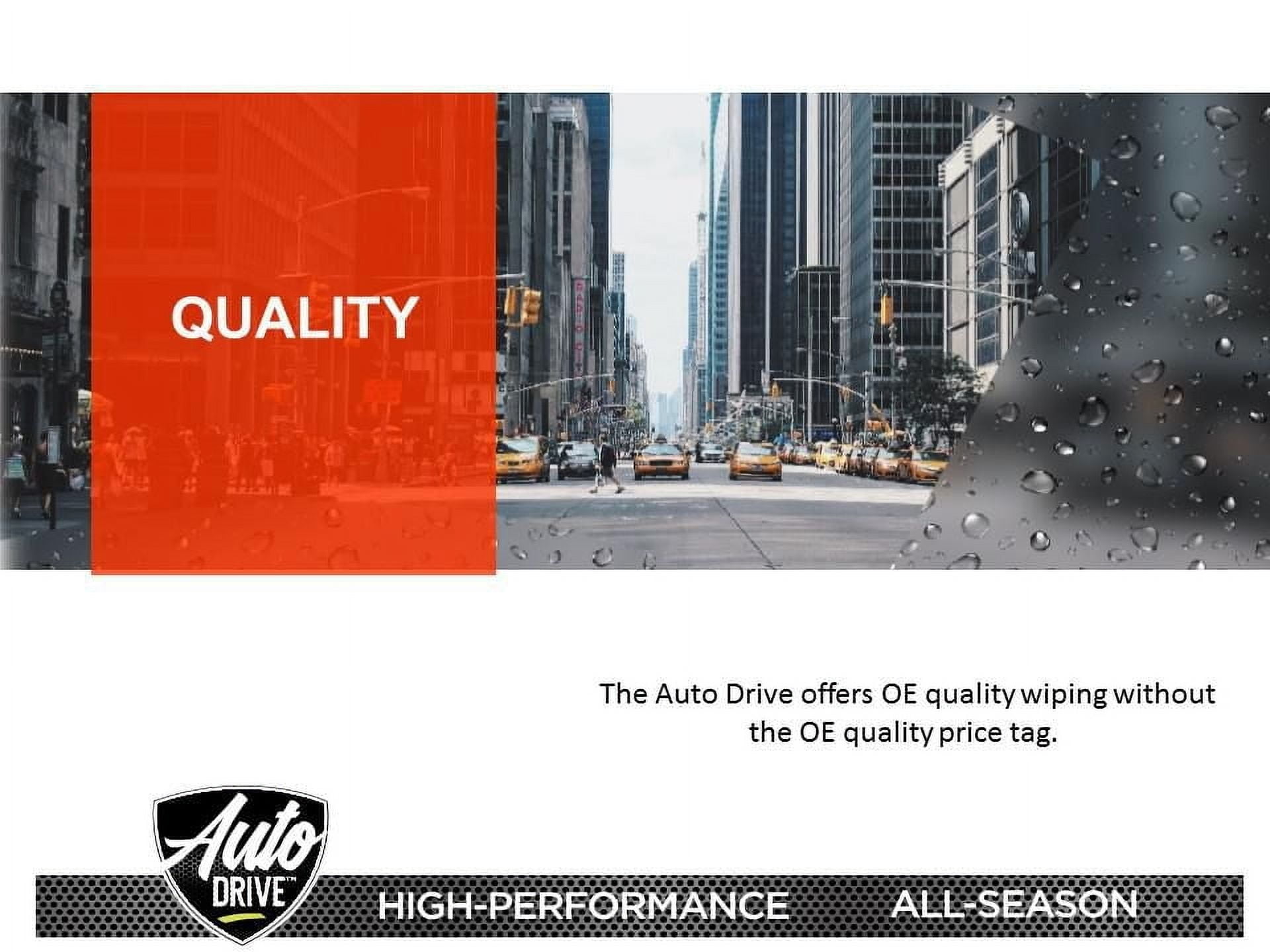 Balais d'essuie-glace conventionnel Autodrive de 24 po 2,36 x 0,79 x 27,05 po