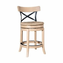 Myrtle Swivel Counter Stool - Blonde Oak