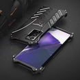 thumbnail image 4 of for Galaxy Note 20 Ultra Metal Armor Case Heavy Duty Protection Defender Tough Protective Cover Stainless Steel Anti-Scratch Shockproof Dropproof Aluminum Alloy Metal Case 5G Black, 4 of 7