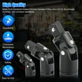 thumbnail image 3 of 3Pcs Chrome Vanadium Universal Joint Set Spring-Loaded Detent Balls, 1/4", 3/8", 1/2" Drives for Accessing Tight Fasteners, 3 of 9