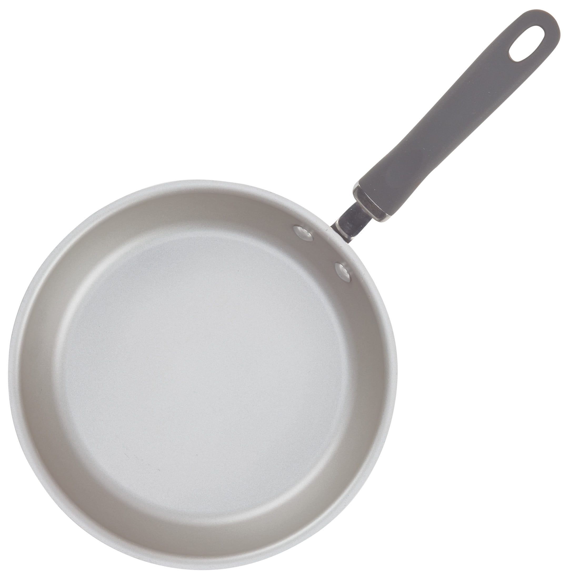 Rachael Ray 9.5" Create Delicious Aluminum Nonstick Covered Deep Frying Pan, Gray Shimmer