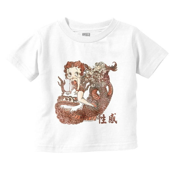 Betty Boop Chinese Fashion Lion Youth T Shirt Tee Girls Infant Toddler Brisco Brands 3T