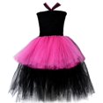 thumbnail image 3 of Vestido de tul con cola de estrella de rock popular para niñas, fiesta de cumpleaños, carnaval, disfraz de Halloween para niños de 1 a 14 años, 3 of 5
