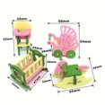 thumbnail image 2 of 1 juego de muebles de madera Muñecas Miniatura Regalos para niños 6, 2 of 5