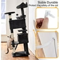 thumbnail image 6 of ZYPPP Multi-Level Cat Tree for Indoor Cats Cat Tree Tower for Large Cats with Sisal-Covered Scratching Posts, Condo, Stable Cat Tower, Cat Furniture Play Center for Indoor Cats Activity Graphite Gray, 6 of 10
