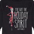 thumbnail image 3 of The Nightmare Before Christmas - Holiday Spirit In My Bones - Toddler And Youth Long Sleeve Graphic T-Shirt, 3 of 5