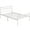White, variant on Yaheetech Metal Full Size Platform Bed with Cloud-inspired Design Headboard, Black