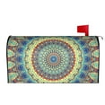 thumbnail image 2 of Gaeub Round Mandala1 Waterproof and Sunproof Mailbox Protective Cover Magnetic Mailbox Protrective Cover for Outdoor Home Garden Decor - 25.5x21 in, 2 of 9