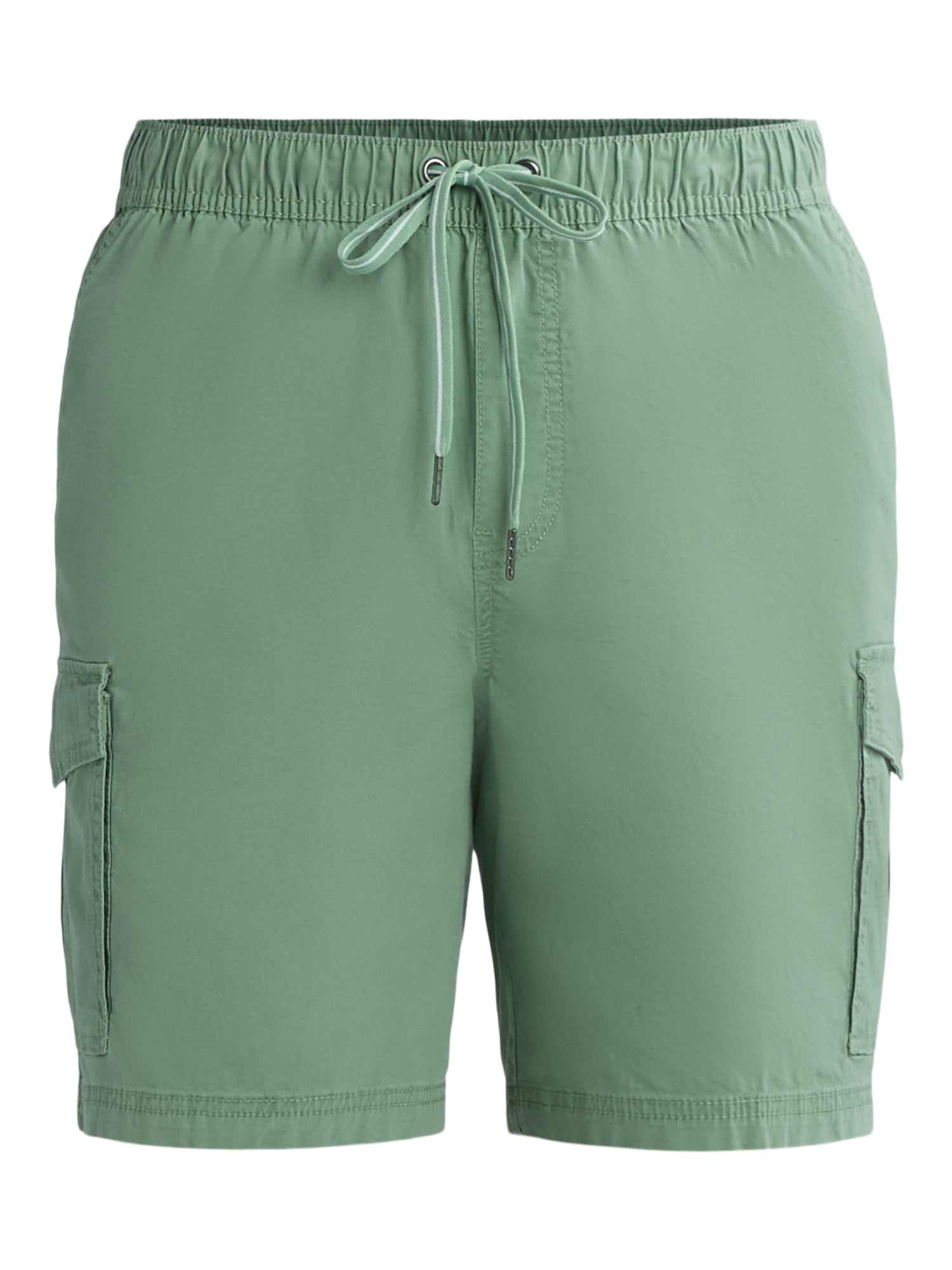 George Men's & Big Men's Pull-On Cargo Shorts, 8" Inseam, Sizes S-2XL